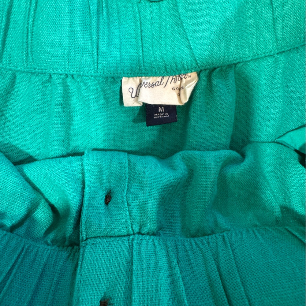 Universal Thread Green Button-Down Women's Skirt - Picture 4 of 6